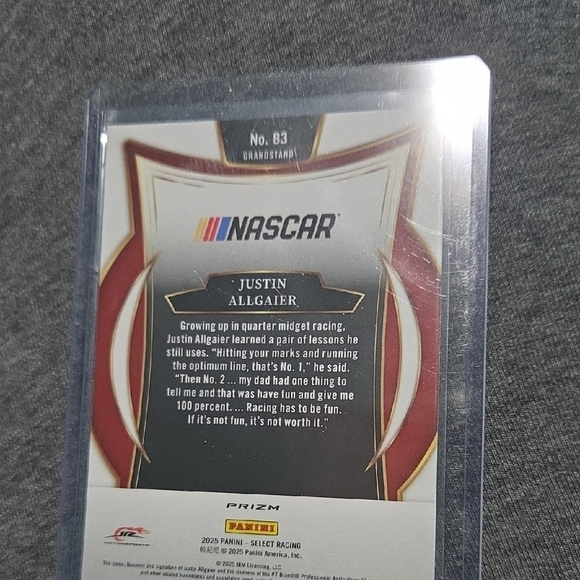 Select Racing Card with Red Suit - Picture 2 of 3